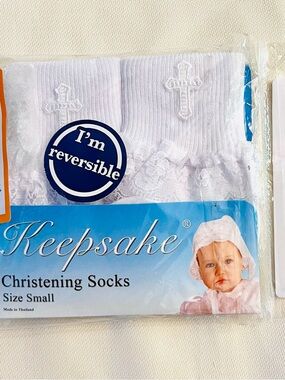 KEEPSAKE Christening Infant Socks